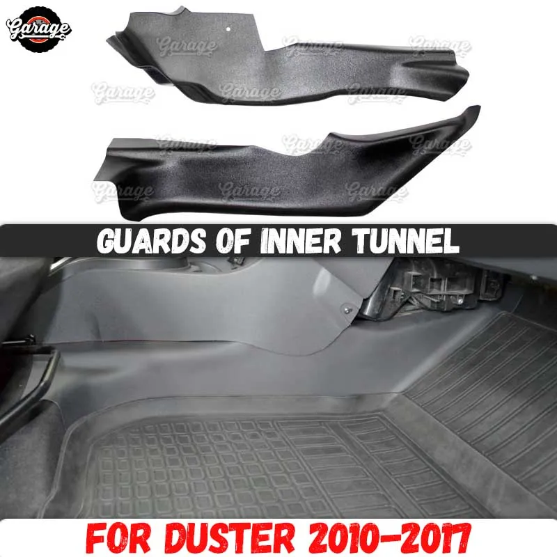 Guards of inner tunnel for Renault / Dacia Duster 2010-2017 ABS plastic accessories protect of center carpet car styling tuning