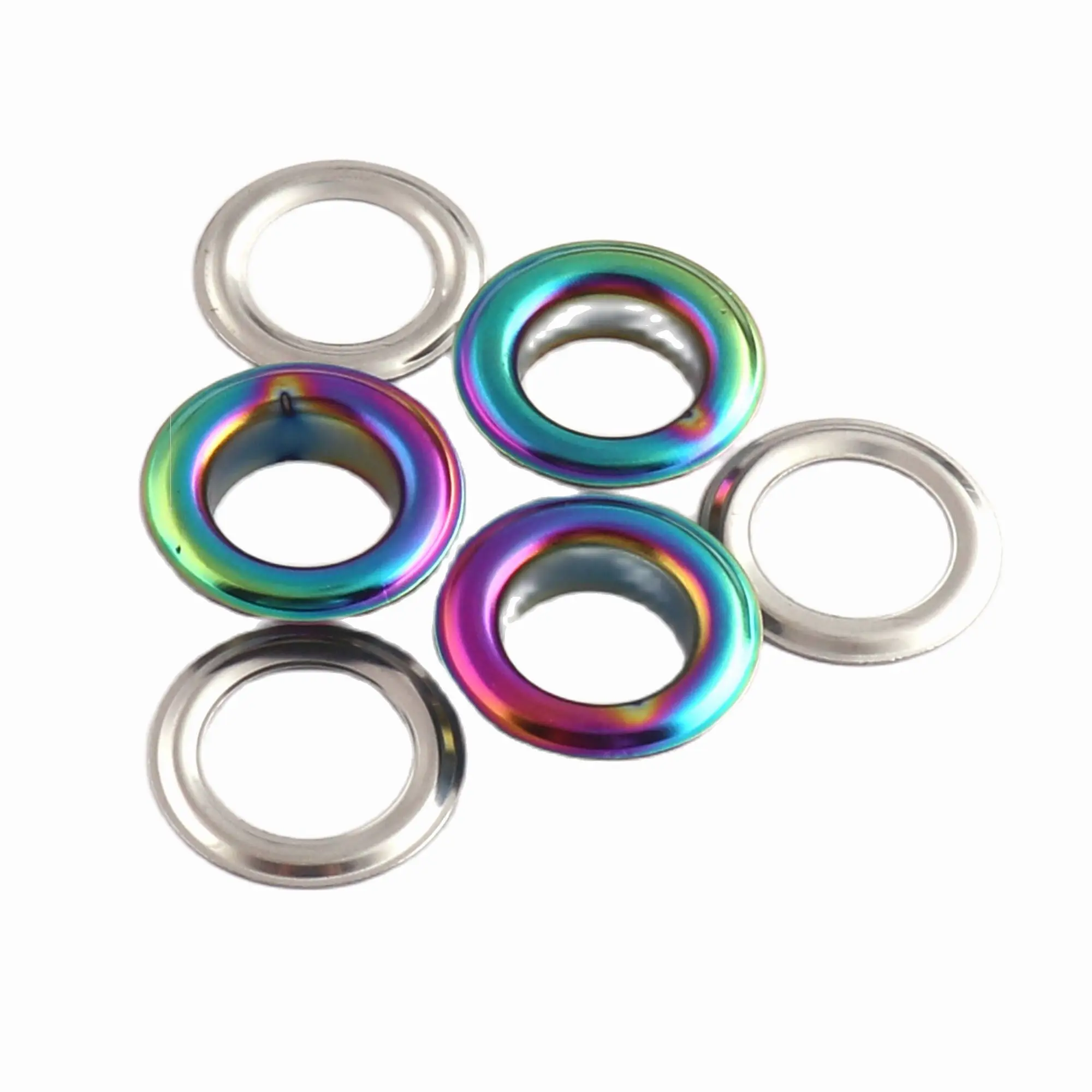 Ronde Oogjes En Grommets Wasmachine Metalen Klinknagels Reparatie Voor Diy Lederen Ambachten Kleding Schroot Boeken Ambachtelijke Projecten 20Sets