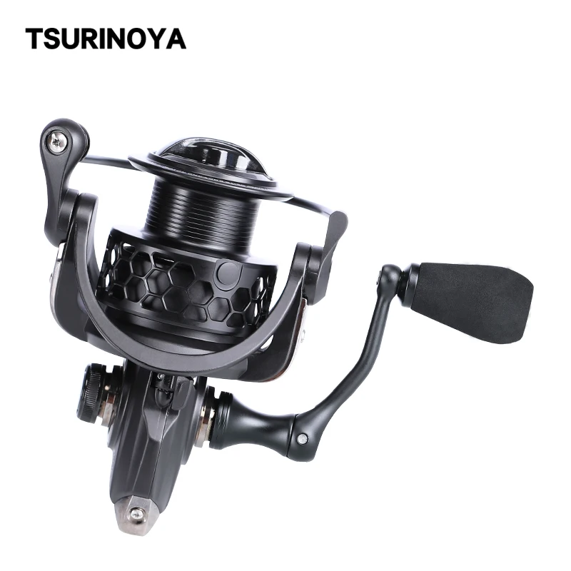 TSURINOYA Spinning Fishing Reel NA 2000 3000 4000 5000 Large Drag Power 8+1BB 5.2:1 Ratio Ultralight Weight  Saltwater Coils