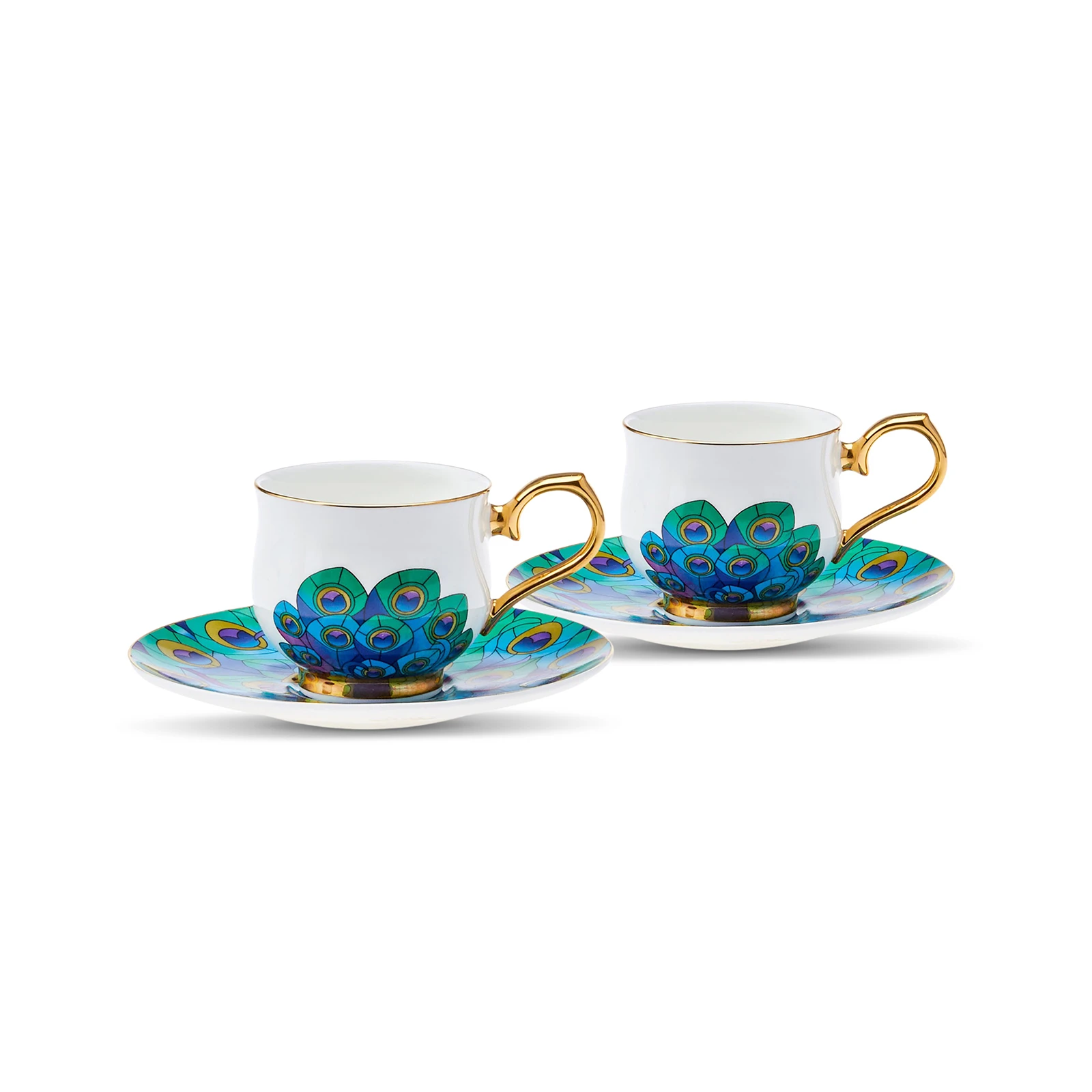 

Karaca X Çırağan Palace Shop Set of 2 Coffee Cups 90 ml special series Espresso Turkish coffee cup of set