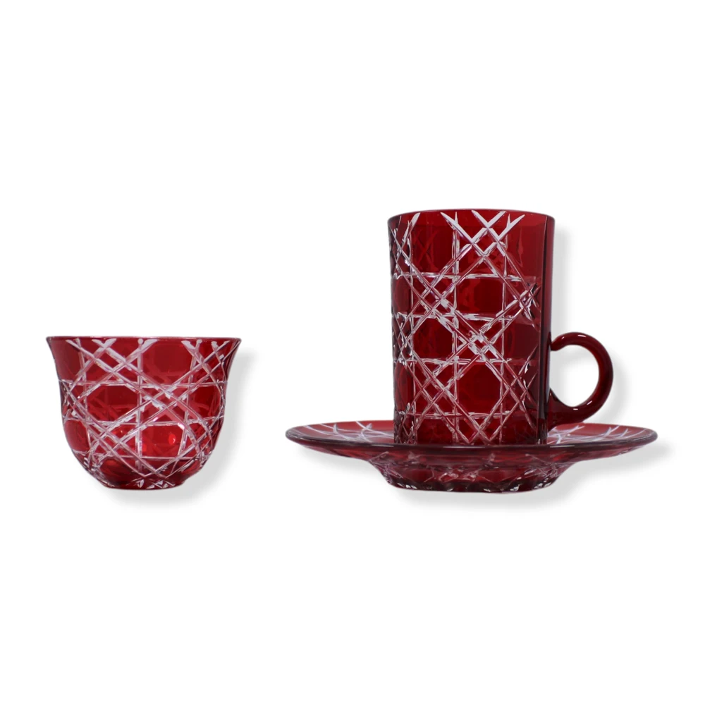 

Tulip Home Accessories - Tea Set Red Color