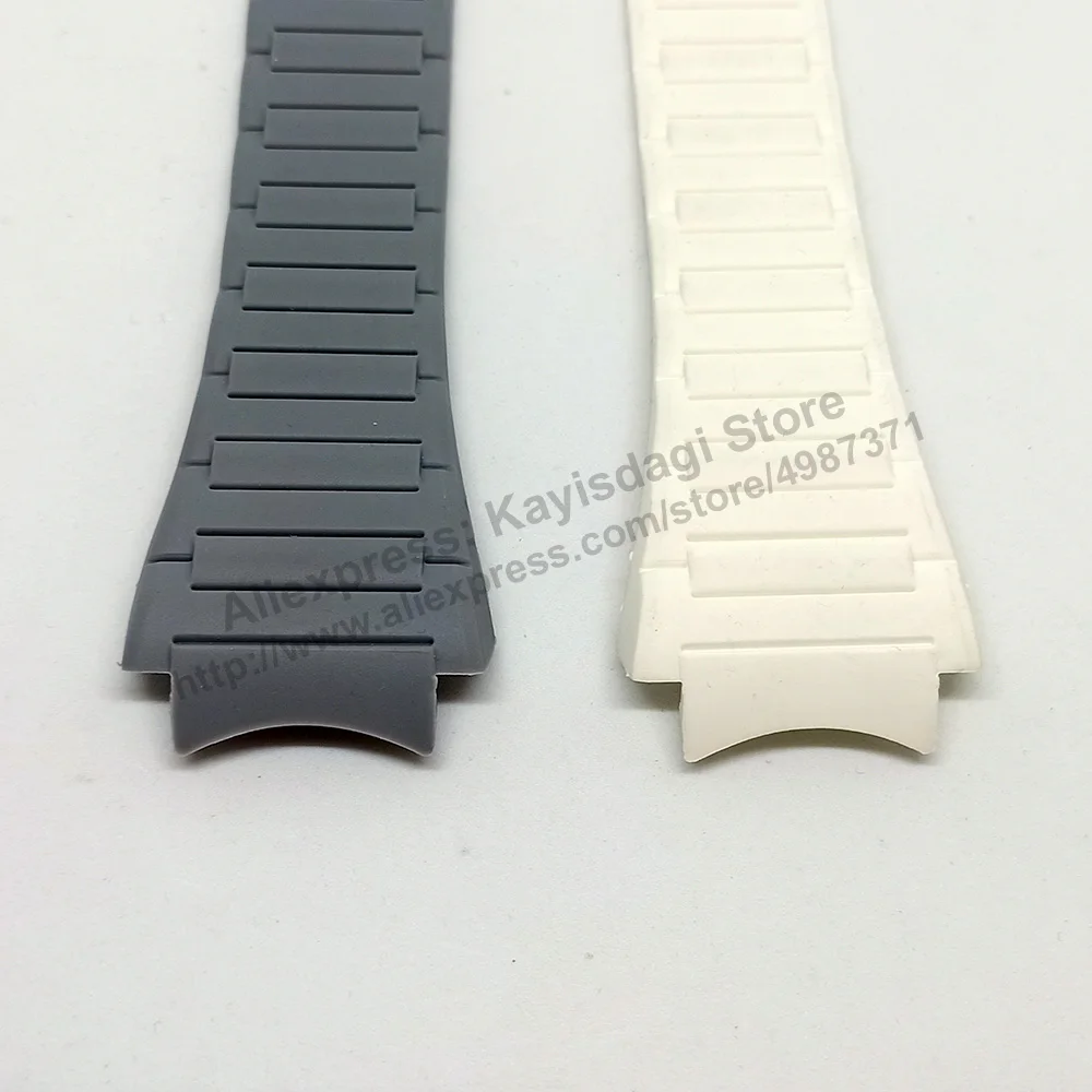 23mm Black , Brown , Blue , Gray , White Rubber Watch Band Strap Compatible for Porsche Design P\'6620 Dashboard P6620 6620