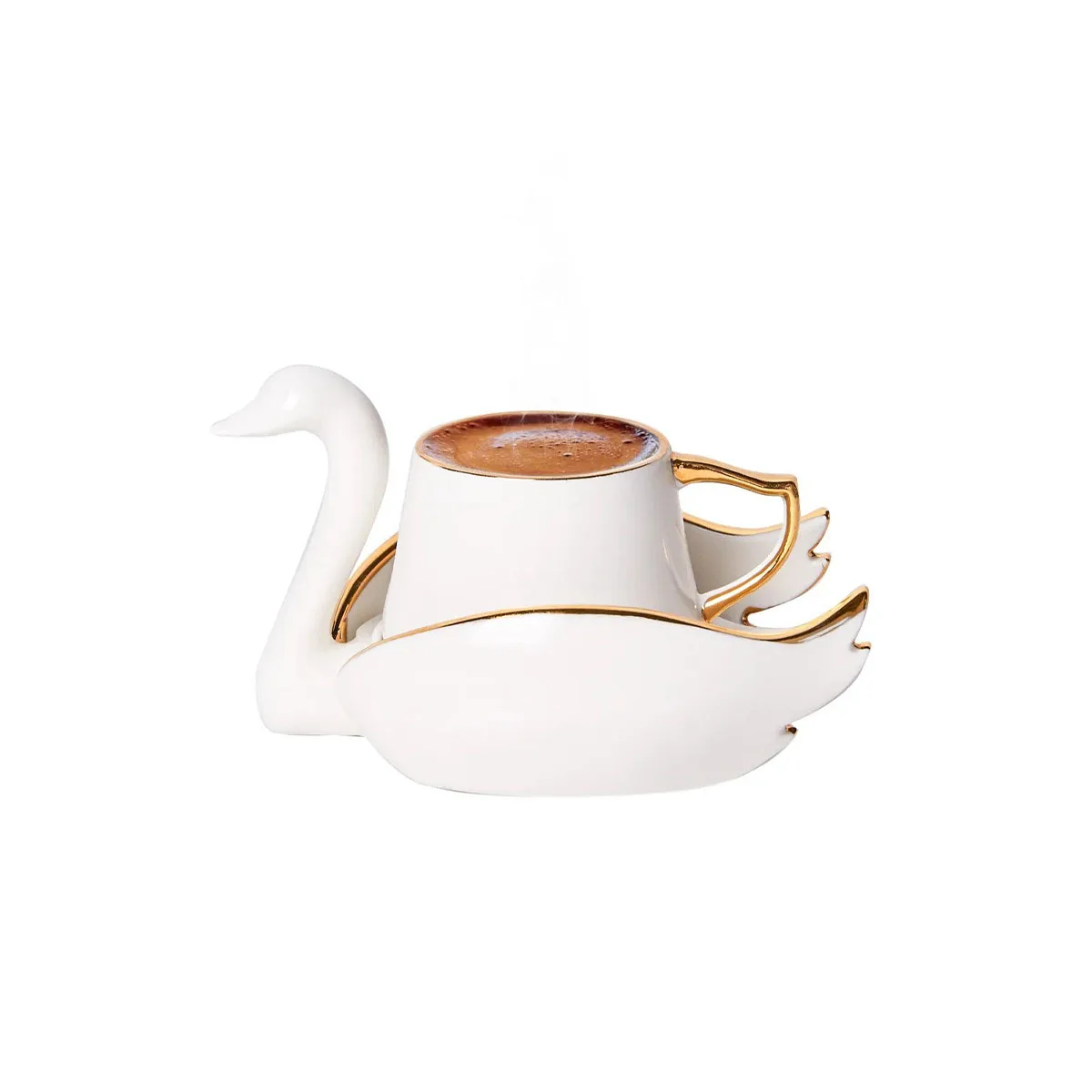 Karaca Swan Set of 2 Coffee Cups 90ml