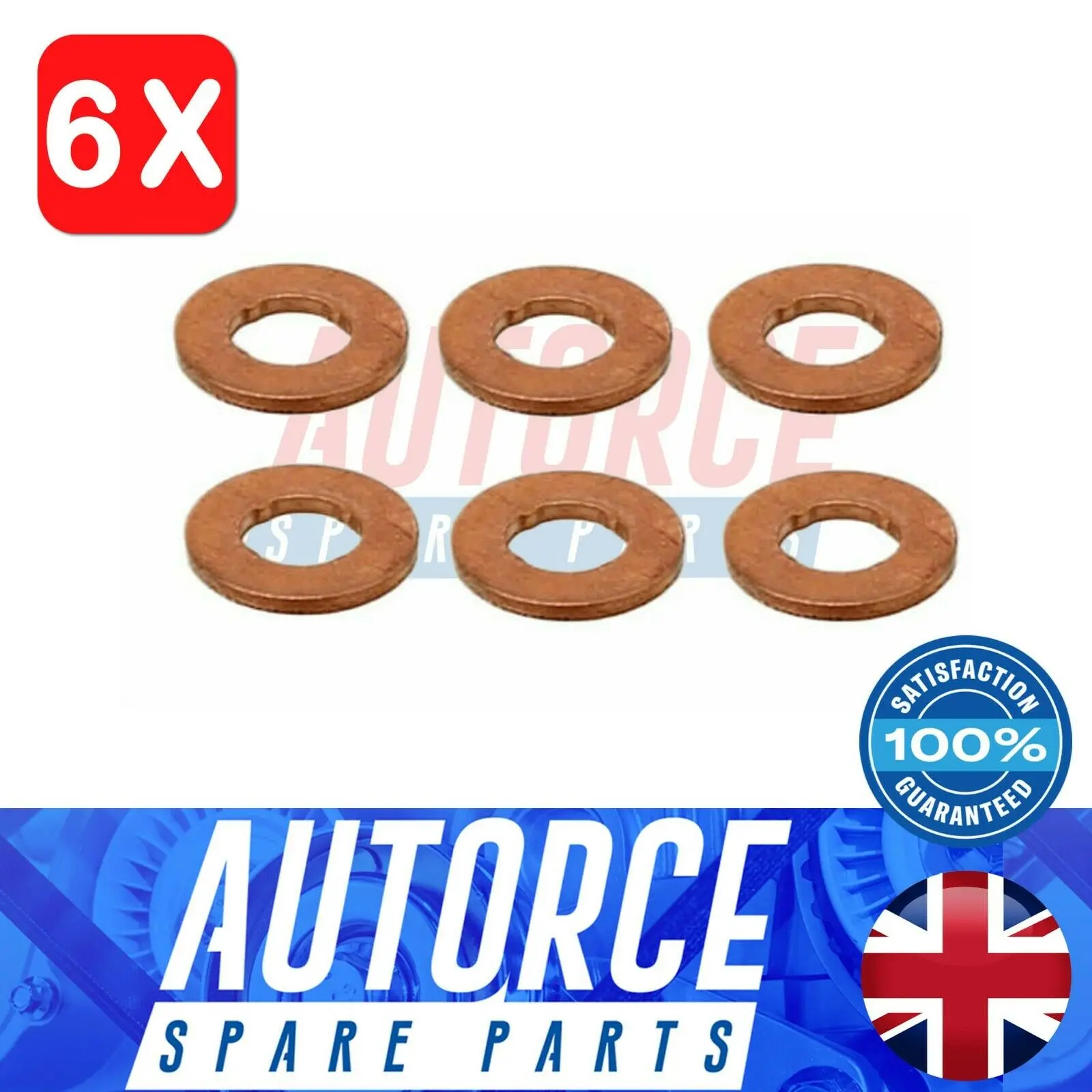 6X FOR MERCEDES A CLASS C CLASS E CLASS S CLASS FOR FUEL INJECTOR SHIM TO 6010171360