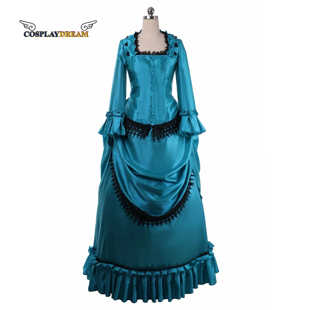 Vintage Steampunk Ball Gown Costume Victorian Bustle Gown Dress Gothic Ball Gown Medieval Lady Walking Dress for Women Adult