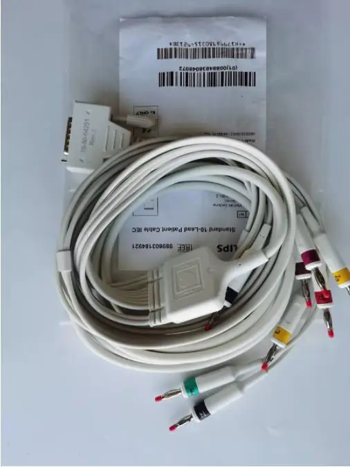 

Original&New ECG EKG Cable 10 Lead For TC10 Standard ECG 10-Lead Patient Cable IEC REF: 989803184921