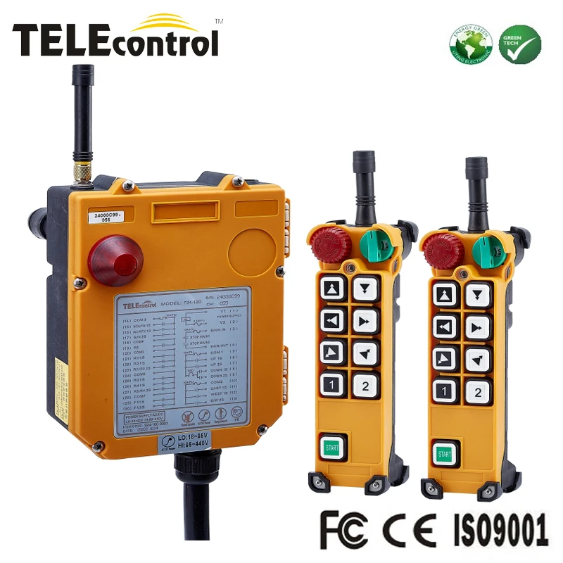 

Telecontrol tandem crane multiple RRC 2-step concrete pump truck wireless industrial radio remote control F24-8D