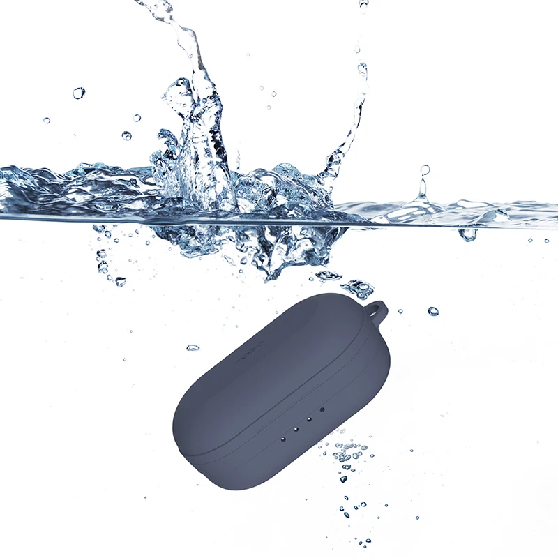 Силиконовый защитный чехол для Bluetooth-наушников TOZO NC9 TWS, Противоударная гарнитура с внешсветодиодный светодиодной подсветкой