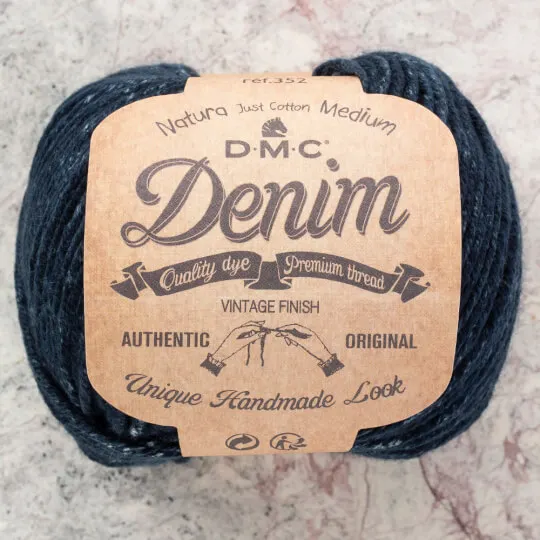 Dmc Denim Natura Knitting Yarn Sweater Yarn Sweater Yarn 75 Meters 100% Cotton 50 Grams