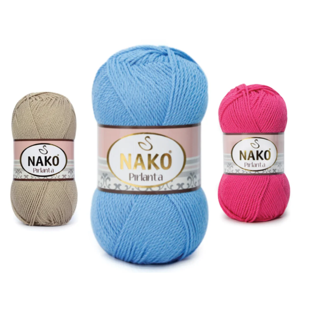 Nako Pirlanta NAKO PIRLANTA Knitting Nako diament % 100 mikro przędza akrylowa przędza Amigurumi przędza akrylowa Bikini wzór