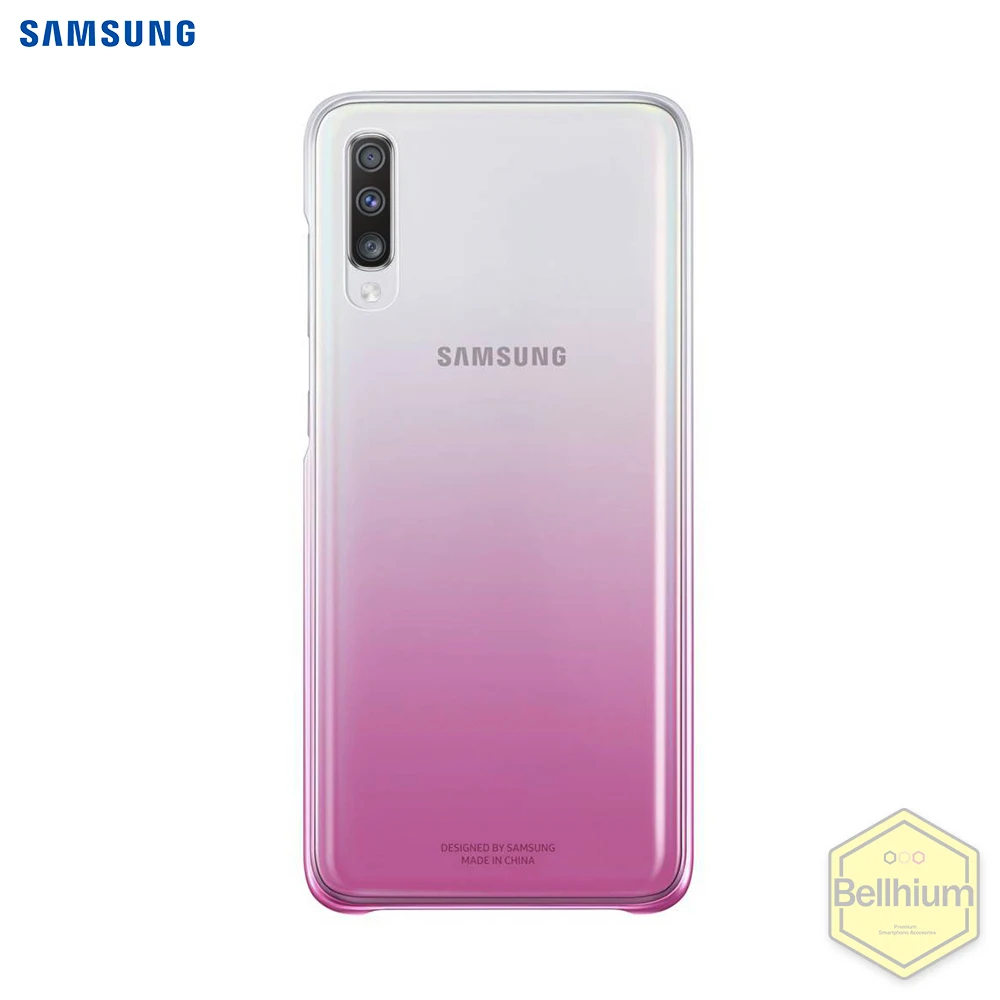 Case for Samsung-Galaxy A70 Gradiant, safe, stylized and functional, ORIGINAL pink color