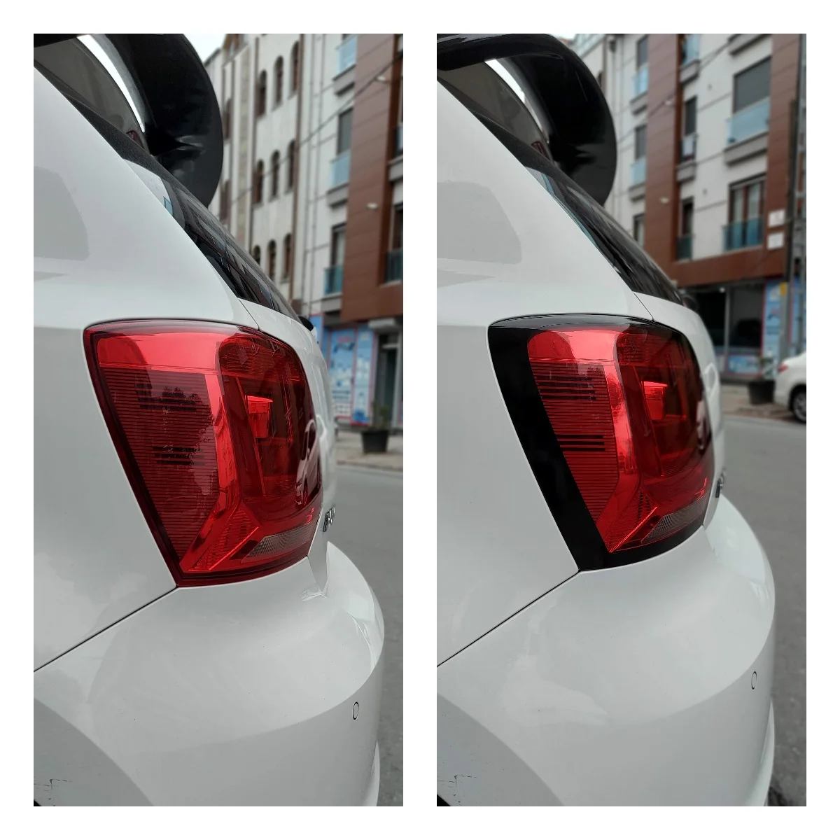 

FOR VW POLO MK6 Stop Lamp Frame Sticker -Auto Tuning Modified Car Accessories Tail Light LED 2 Pieces Sport Tuning Spoiler