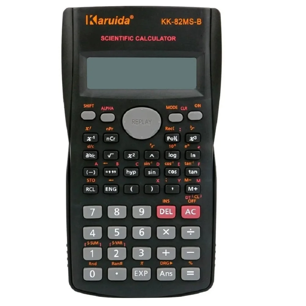 Calculator scientific 240 functions 12 digit double DISPLAY 2 lines