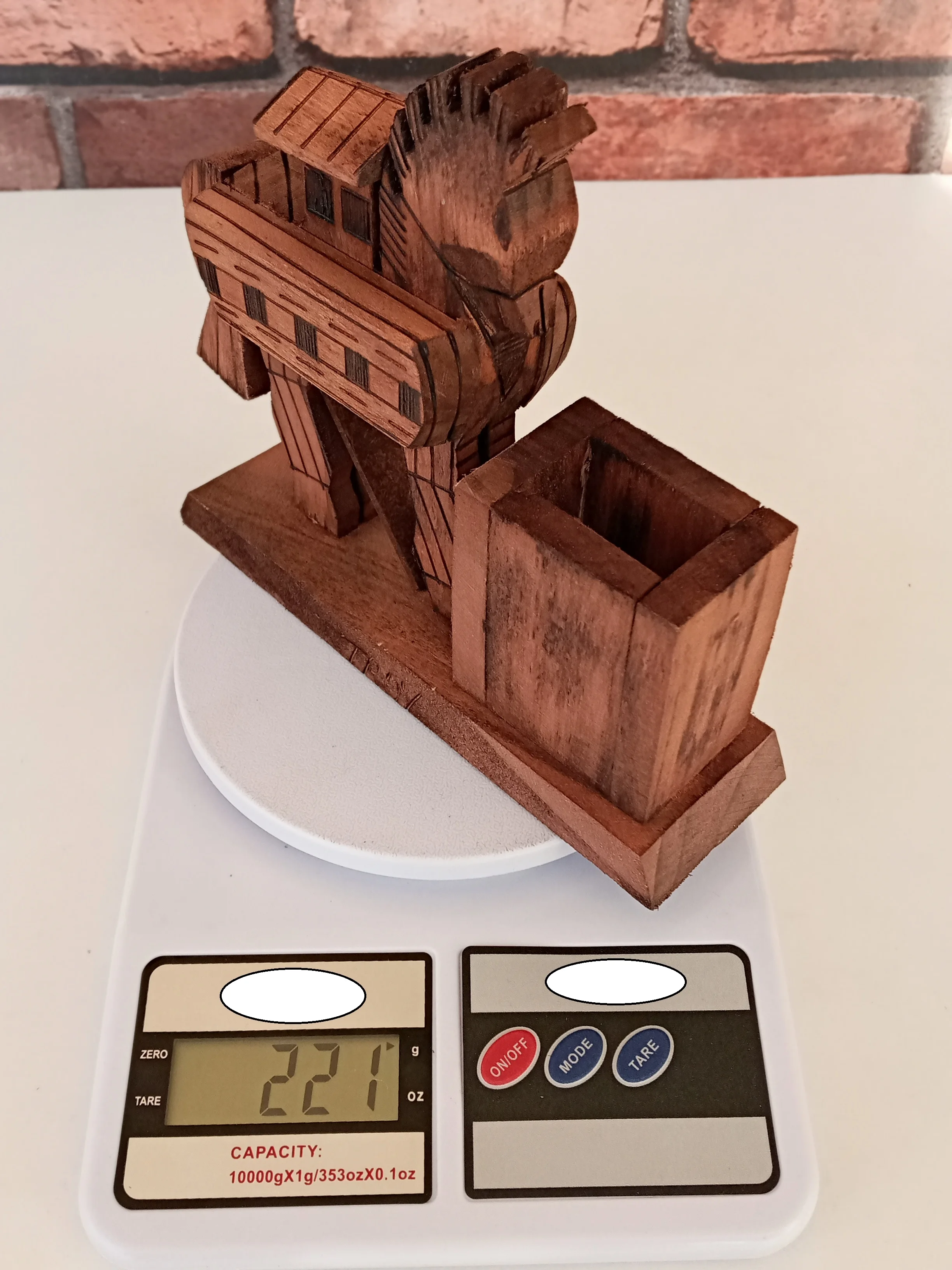 Portapenne per cavallo di troia