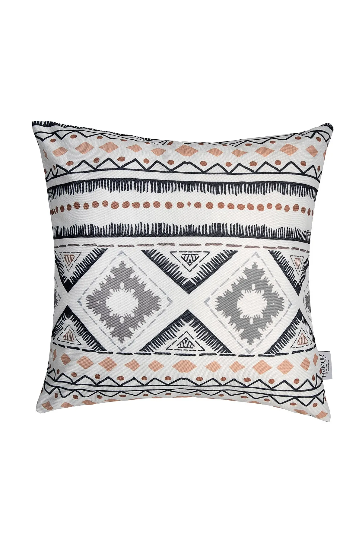 Nordic Cushion Cover Ethnic Boho Printed Knitted Throw Pillow Case Design Handmade Bohemian Home Decoration Natural