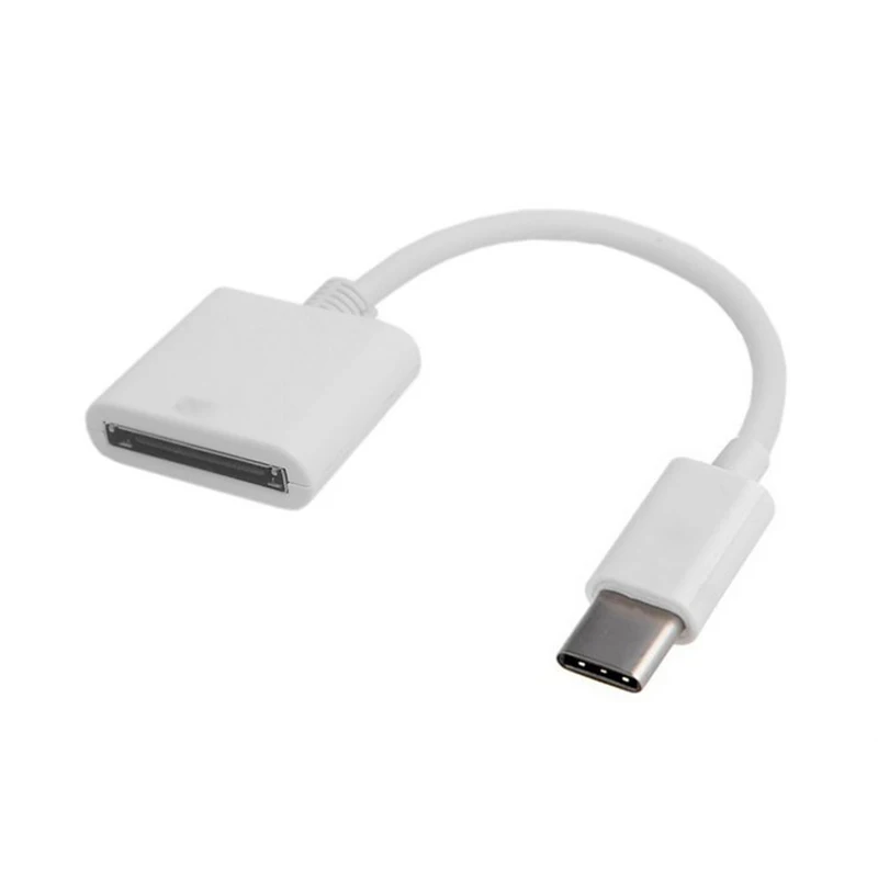 USBC male to 30pin female Cable Type-C 3.1 Adapter For iPhone iPad 1 2 Supports data Transfer and charging Cable