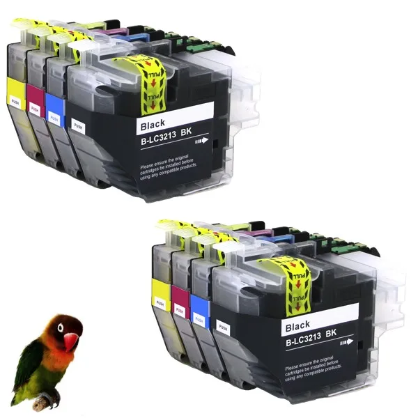 8 inks for Brother LC3213 LC3211 DCP-J 770 MFC-J 890 MFC-J 497 DW MFC-J 491