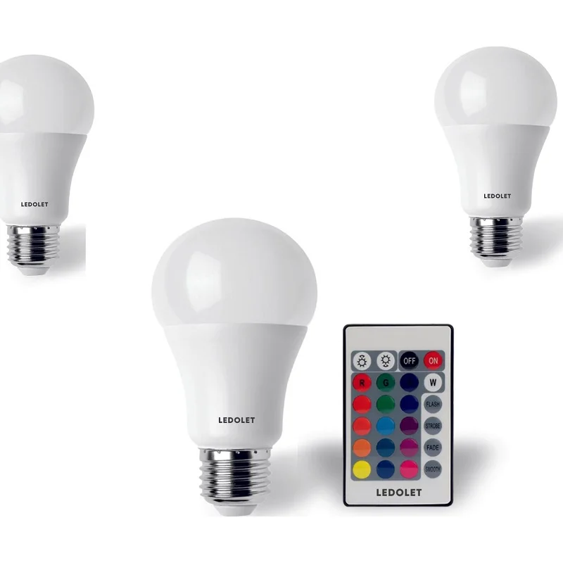 9 واط Rgb Led لمبة اللون تغيير 9 واط Rgb مصباح لغرفة المعيشة الإضاءة المطبخ غرفة نوم