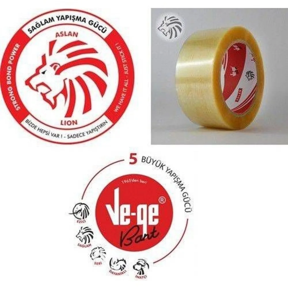 강력한 본드 파워 씰링 포장 테이프, 포장 라벨 투명 테이프, 상자 씰링 투명 접착 테이프, 1 개