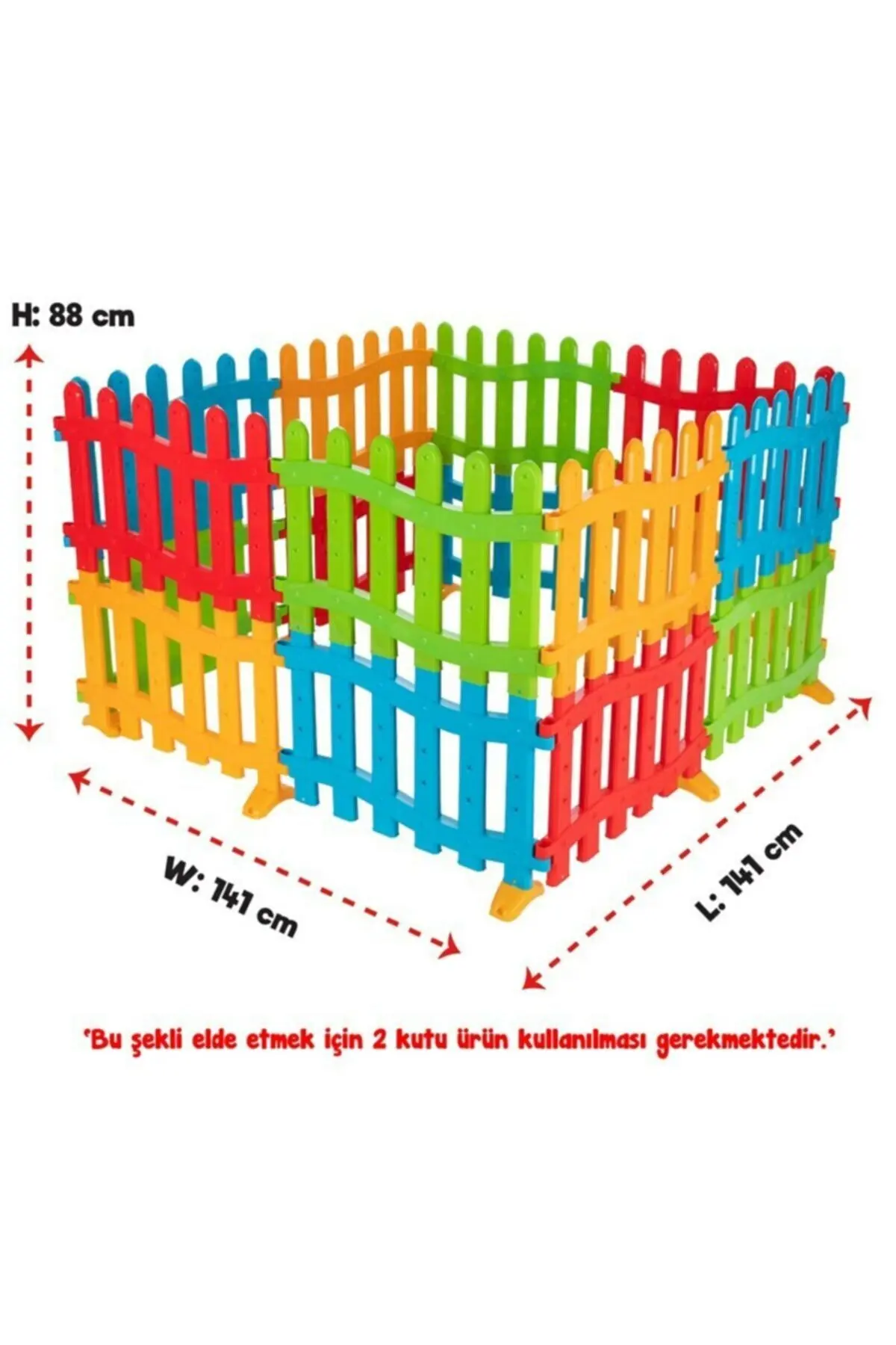 Fence Park Garden Play Area 8 PCs, Children Playground, Hobby And Leisure Top Bağçesi