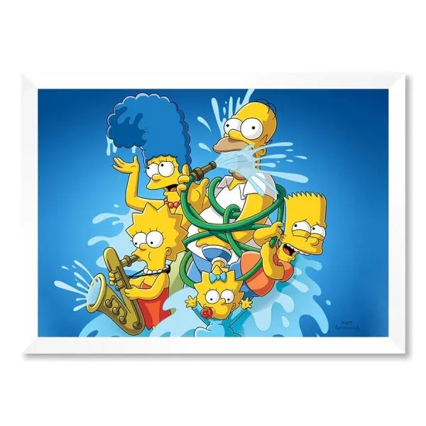 Quadro Patrick Bob Esponja Full Com Vidro