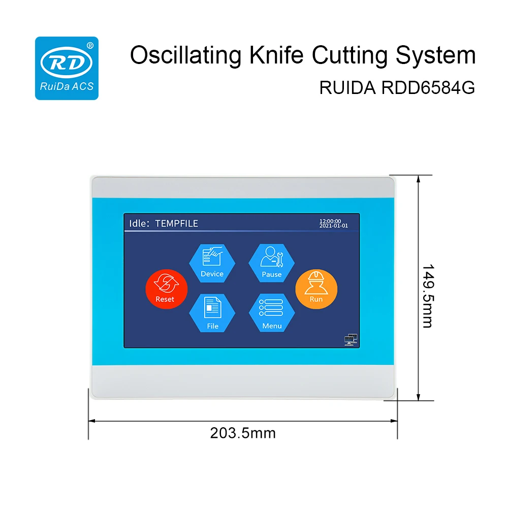 Ruida RDD6584G Oscillating Knife Cutting System  for CNC Machine