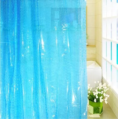 GEYA big brand Household bathroom supplies shower curtain bath curtain thicken 3D effect water proof water cube shower curtain