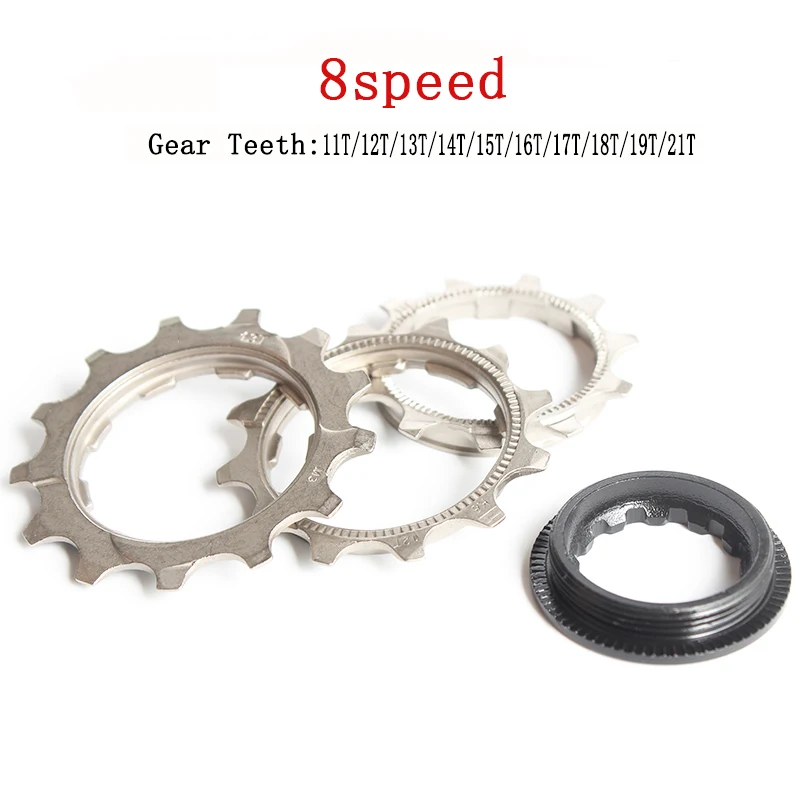 Mountain Bicycle Flywheel Teeth 11T 12T 13T 14T 15T 16T 17T 18T 19T 21T 8 SpeedSteel Freewheel Gear Denticulate Repair Parts