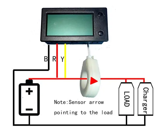 DC 50A 100A 200A 400A LCD Hall Coulomb meter Battery Monitor Digital VOLT AMP Voltage Current Power Capacity KWH STN Display