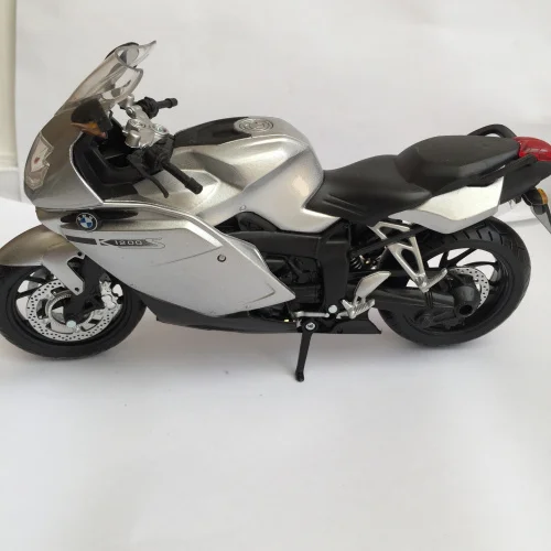 New Special Offer Die-cast Metal 1 / 12 German Motorcycle Model K1200S Desktop Ornaments Collection Toys For Children Oyuncak