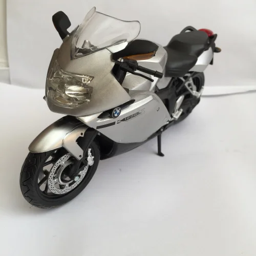 New Special Offer Die-cast Metal 1 / 12 German Motorcycle Model K1200S Desktop Ornaments Collection Toys For Children Oyuncak