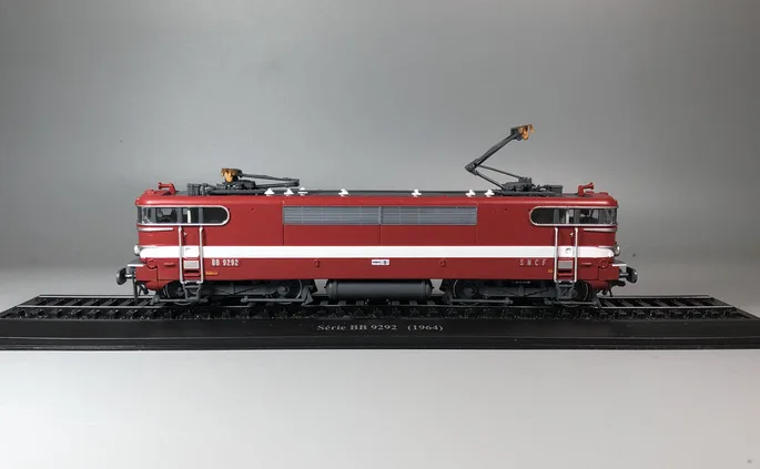 

Special Die Casting PVC 1/87 Europe Serie Bb 9292 1964 Static Simulation Of Rail Train Model Toys For Children