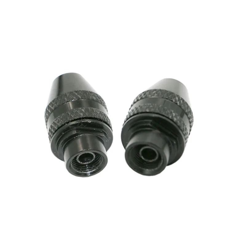 Mini mandril de broca para dremel, mandril pequeno de broca sem chave, acessórios de ferramentas rotativas, 9/32-0.4mm, mandril para eixo flexível,