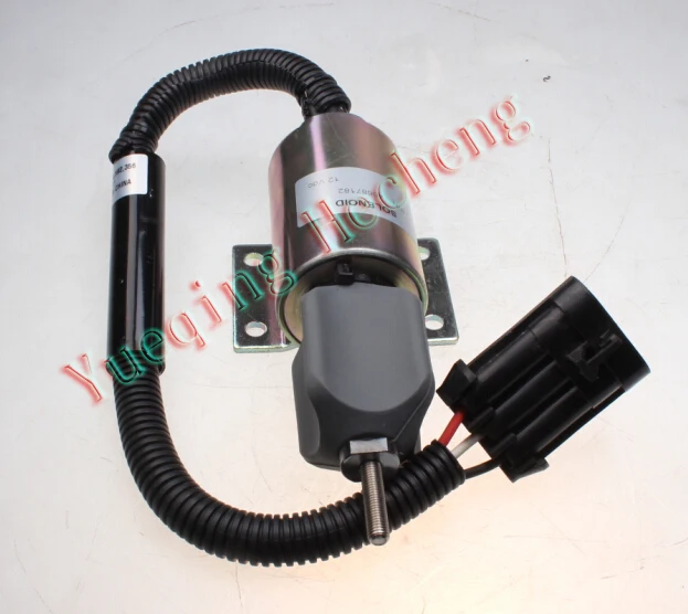 Fuel Solenoid 46687182 compatible with Case International Harvester 1840 Skid Steer 12V