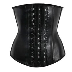 Latex Corset Waist Trainer Shaper Weight Loss Black Corset Waist Trainer For Women Plus Size Underbust Waist Trainer Corsets