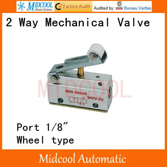 MOV-02 2 way air Manual Mechanical valve port 1/8