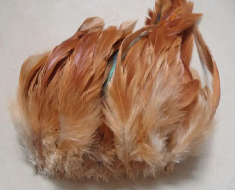 Decoration Accessories! 200Pcs/Lot! Nature Colors Saddle Badger Rooster Feathers 4-6 Inches Long,Plumas Decorativas image 2