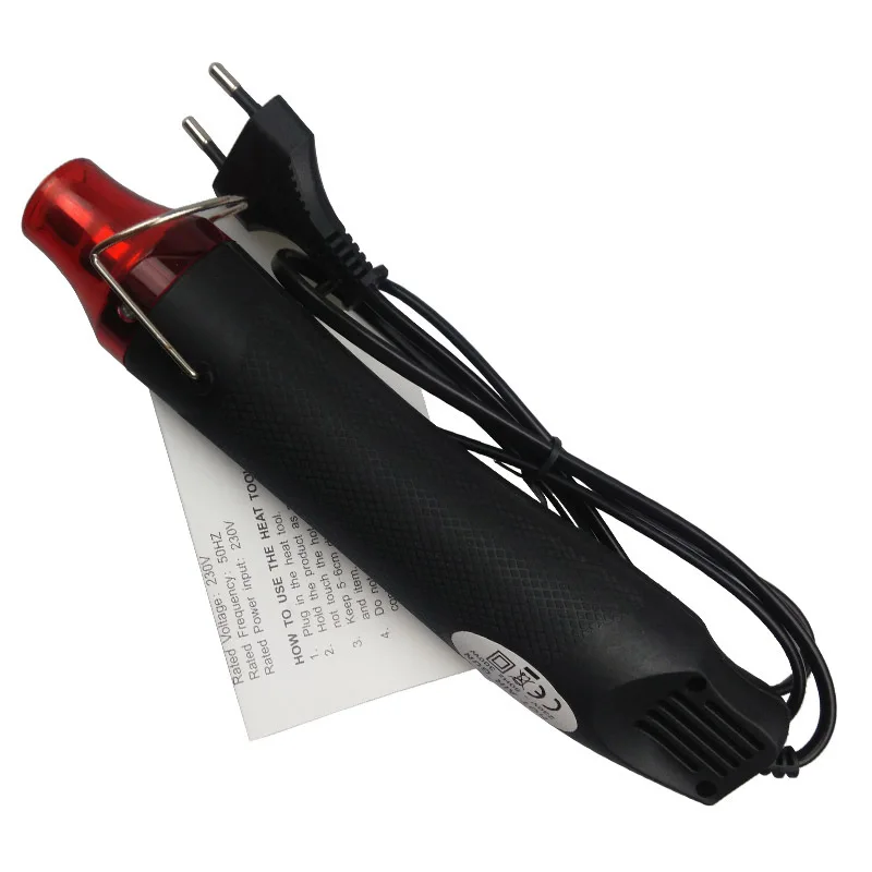 XINGWEIANG 1pc 220V EU plug electric Hot Air Gun/Heat Gun with supporting seat DIY tool heat gun