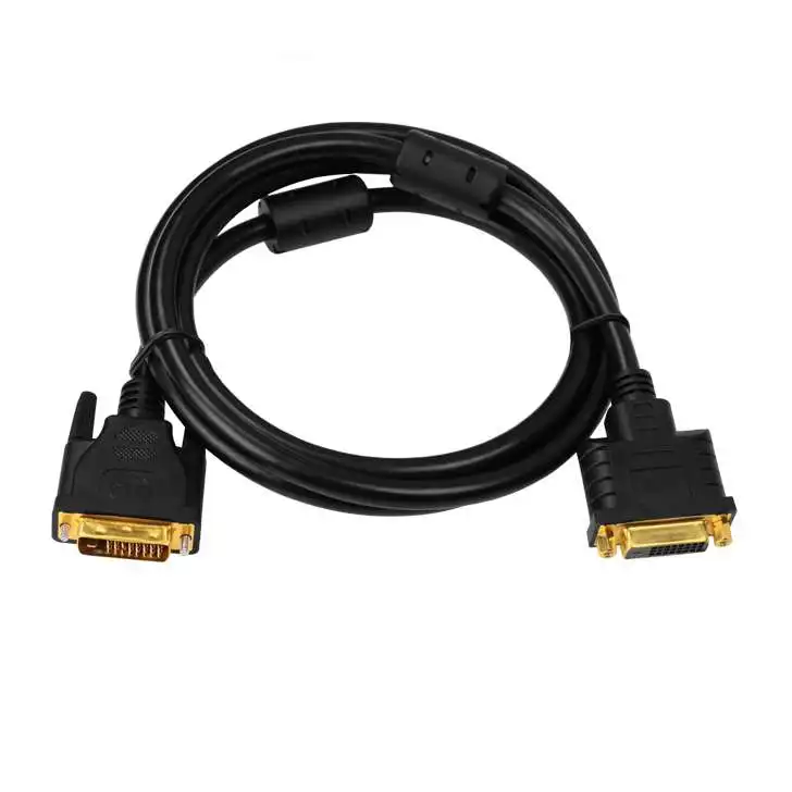 DVI-I DVI (24+1) Male To DVI (24+1) Female Extension Cable 0.5m / 1.5m / 3m / 5m For HD 2560x1600,2048x1536,1920x1200 1920x1080P