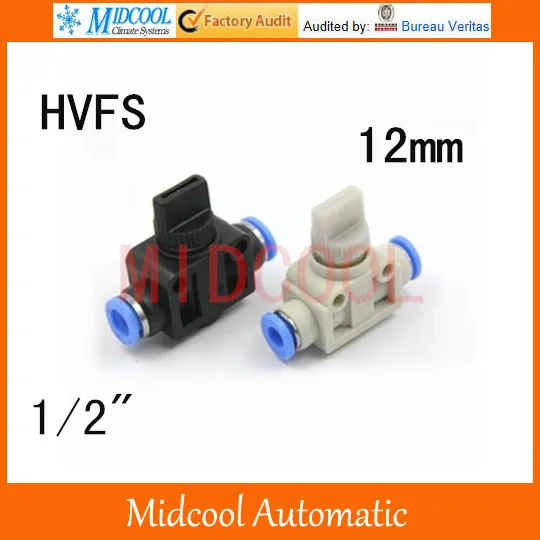 

HVFS pneumatic valve switch hand control valve port PT 1/2" 12mm plastic pipe fast fast connection pressure relief valve