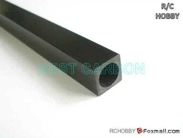 FREE SHIPPING SR OD 1.4mm 1.7mm 2mm 2.5mm 3mm 4mm 5mm 6mm 8mm 10mm , 500mm length S-R Pultruded Square Carbon Fiber Tube