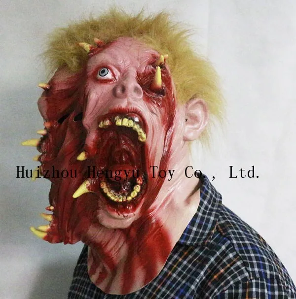 halloween-latex-walking-dead-zombie-mask-rubber-bloody-demon-decay-with-chest-horror-costume-party-masks