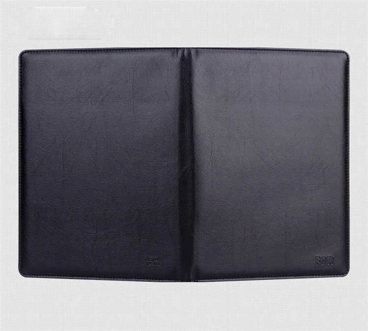 480Gram Kunstleer Document Map, Klembord Mappen Met Sterke Clips, Project Case Cover Zwart Rood