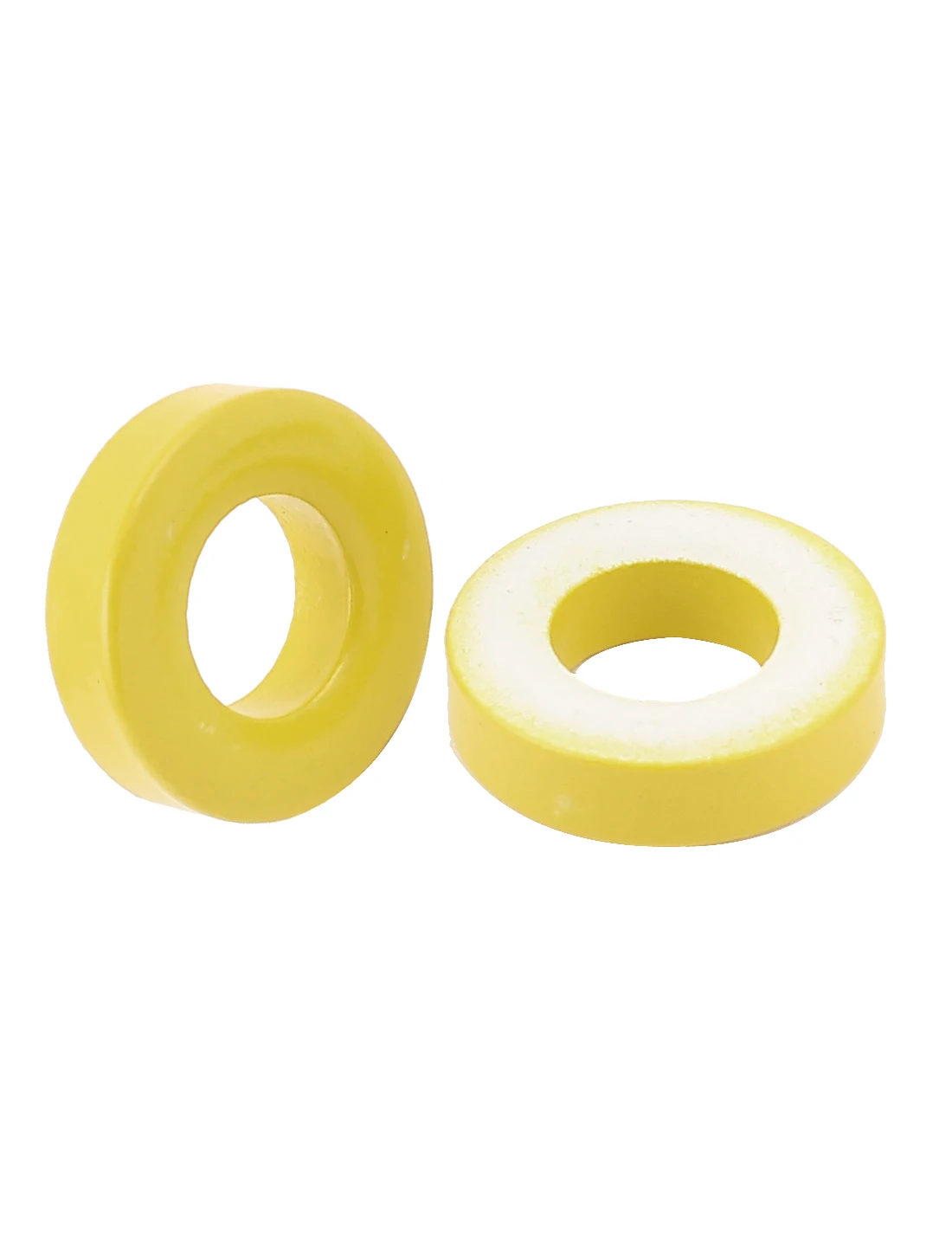 10pcs 18mm x 9mm x 5mm Yellow White Iron Core Power Inductor Ferrite Ring For Inductors Power Transformers