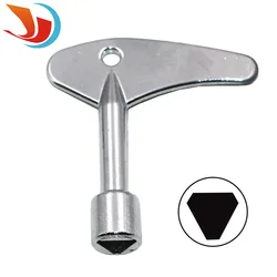 Delta Switch Key Wrench With Accessories Universal Triangle Train Electrical Cupboard Box Elevator Cabinet Alloy