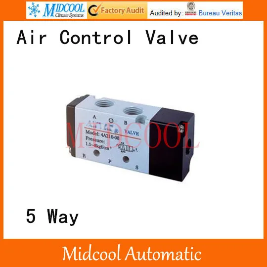 4A230-06 Pneumatic air valve Port 1/8 inch BSP 5 way control valve