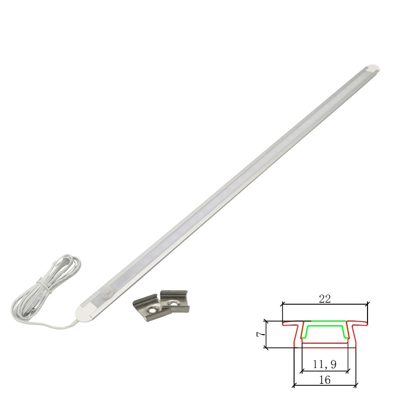 

50cm PIR Motion Sensor lamp kitchen led under Cabinet light Night Light Human body induction for cabinet DC 12V white/warm white