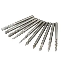Tungsten Carbide Rotary Burrs Set 3x6mm #2