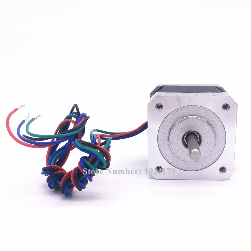 1PCS NEMA 17HS4401 stepper motor 4-lead 40mm 1.7A NEMA 17 Motor 42BYGH 42 Motor For CNC and 3D printer