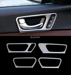 4PCS Chromed ABS Plastic High Equipped Model Use Inner Handle Bowl Cover For Kia Optima K5 2016